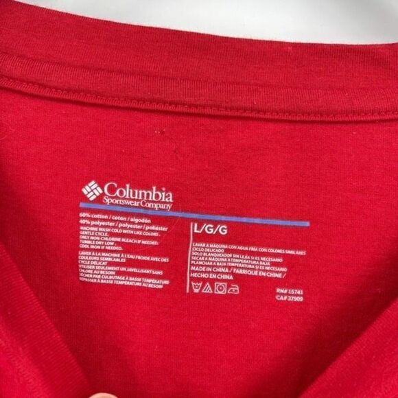 Columbia‎ men’s Buffalo Plaid Hat Dog Long Sleeve Tee Shirt Large Red Labrador - Picture 4 of 6